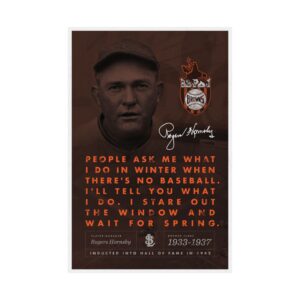 Large Rogers Hornsby Poster